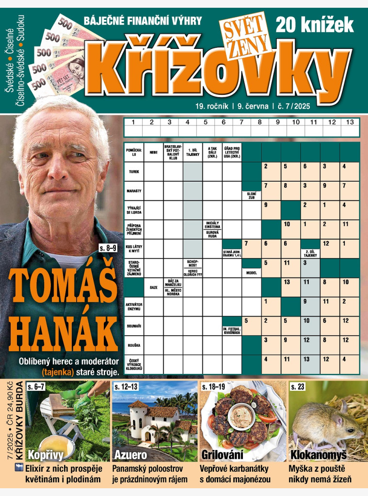 Svět ženy Křížovky Svět ženy Křížovky