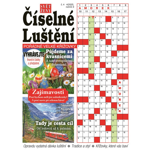 Roční předplatné Svět ženy Číselné Luštění se slevou