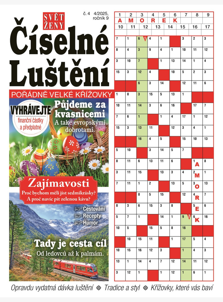 Svět ženy Číselné Luštění
