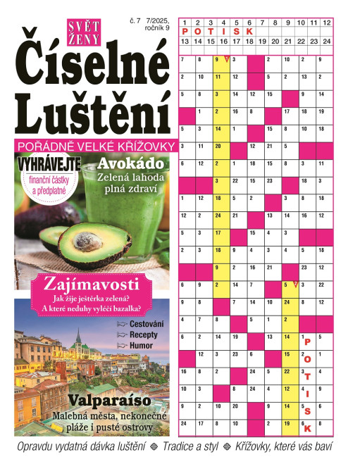 Roční předplatné Svět ženy Číselné Luštění se slevou