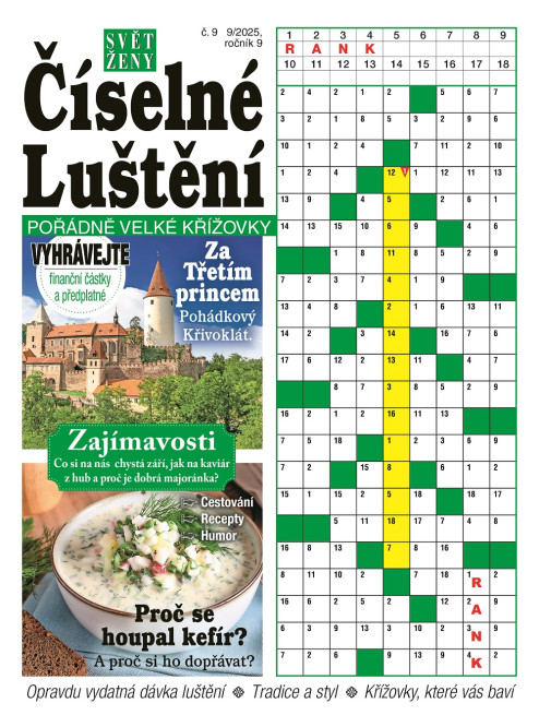 Roční předplatné Svět ženy Číselné Luštění se slevou