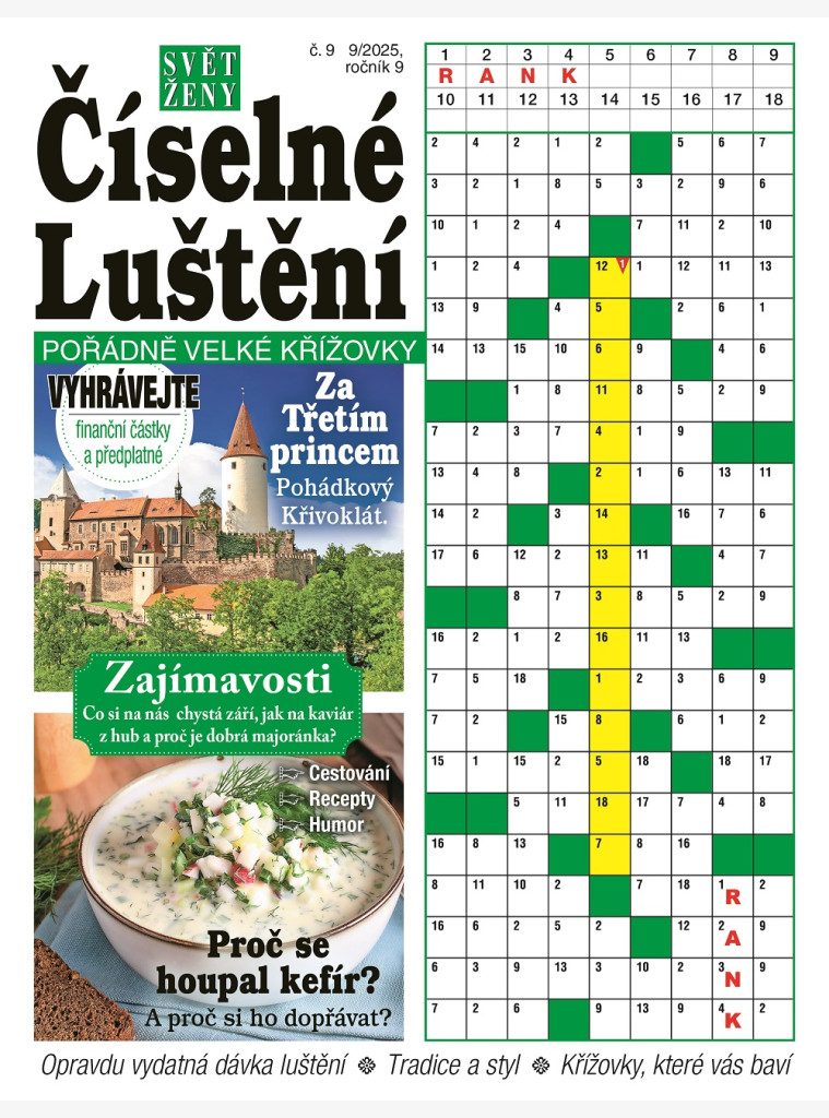 Svět ženy Číselné Luštění Svět ženy Číselné Luštění