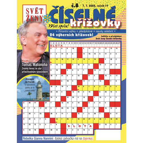 Roční předplatné Svět ženy Číselné křížovky se slevou