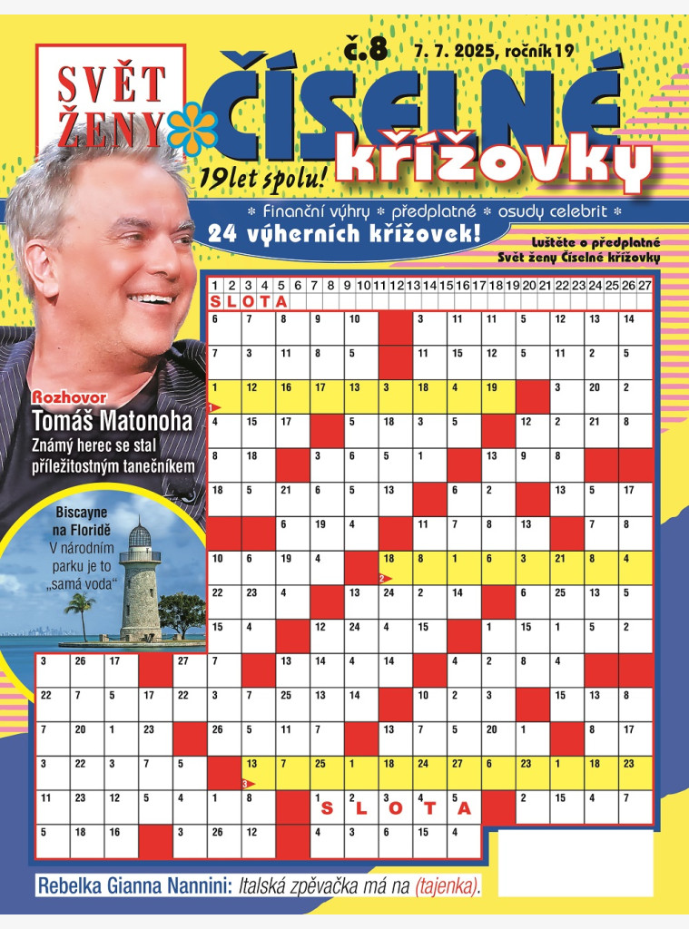 Svět ženy Číselné křížovky