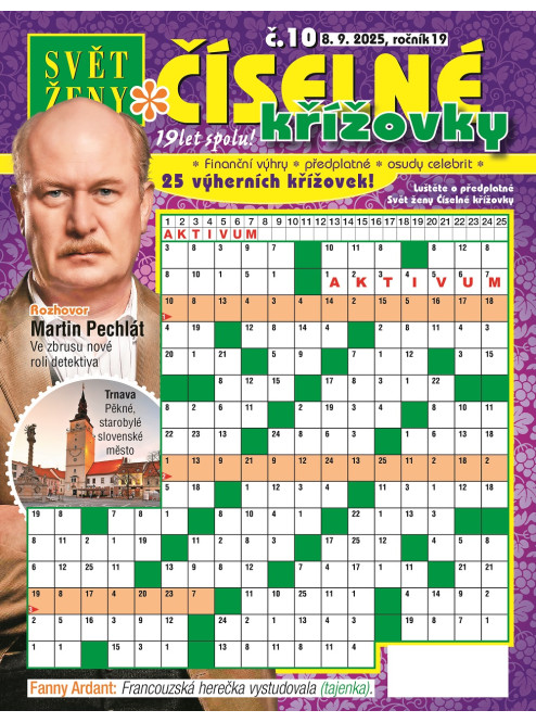 Roční předplatné Svět ženy Číselné křížovky se slevou