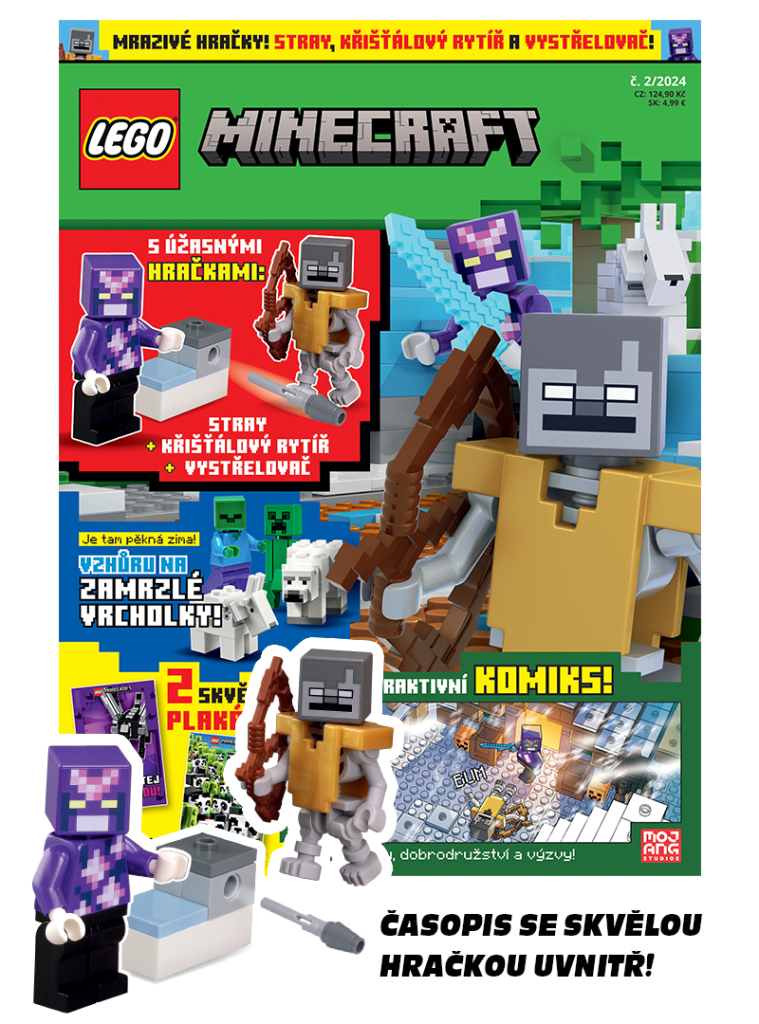 AKTUÁLNÍ VYDÁNÍ LEGO® Minecraft™ 02/2024