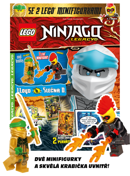 AKTUÁLNÍ VYDÁNÍ LEGO® NINJAGO® LEGACY 01/2024