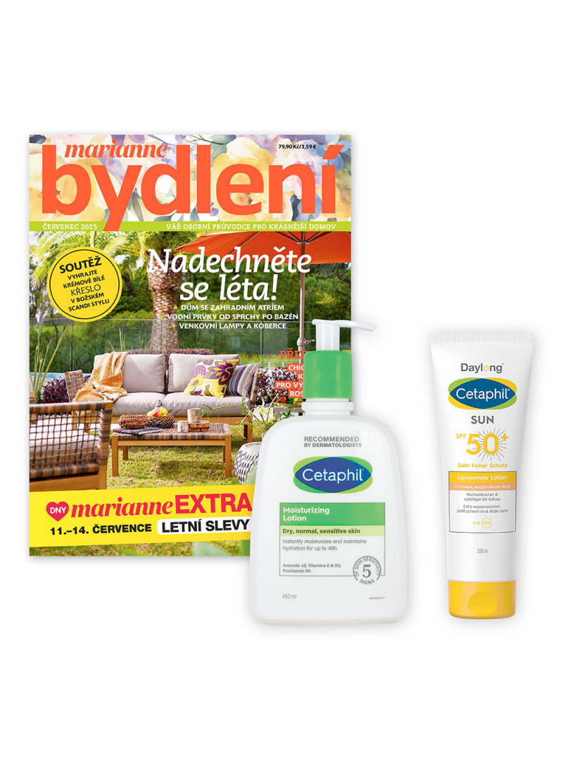 ROČNÍ PŘEDPLATNÉ MARIANNE BYDLENÍ + SLUNEČNÍ PÉČE + DIGI VERZE ZDARMA