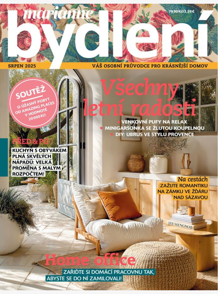 AKTUÁLNÍ VYDÁNÍ MARIANNE BYDLENÍ 8/2025