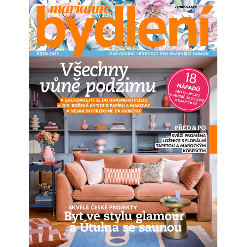 ROČNÍ PŘEDPLATNÉ MARIANNE BYDLENÍ + SADA MÝDEL L'OCCITANE + DIGI VERZE ZDARMA