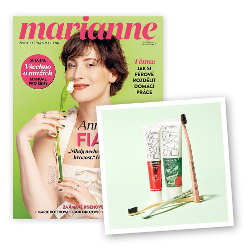 ROČNÍ PŘEDPLATNÉ MARIANNE + DENTÁLNÍ PÉČE SWISSDENT + DIGI VERZE ZDARMA