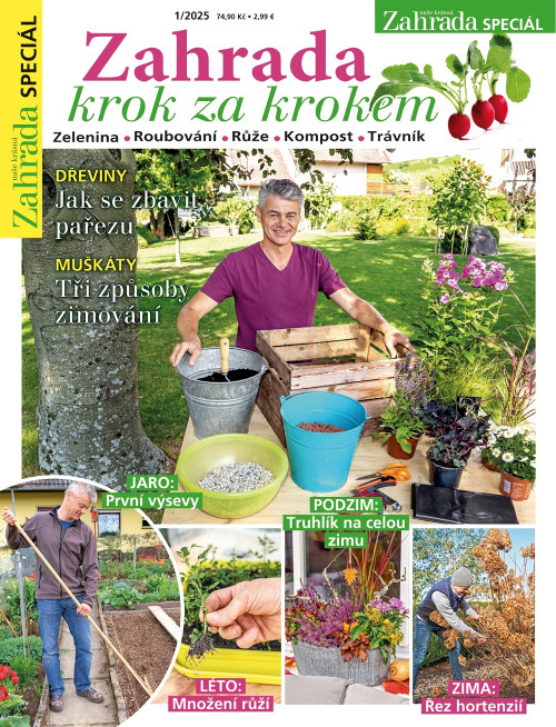 NAŠE KRÁSNÁ ZAHRADA SPECIÁL 01/2025 - Krok za krokem