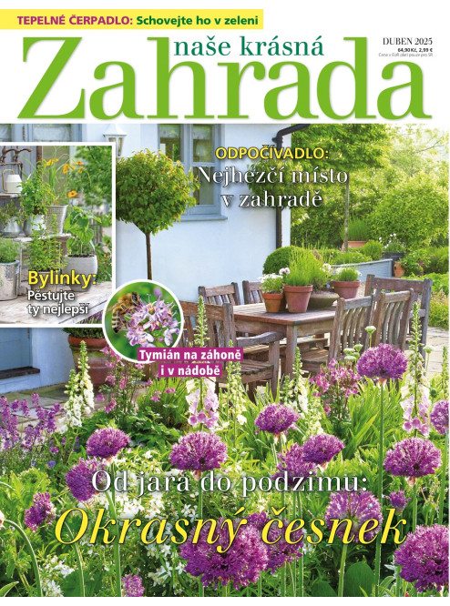 AKTUÁLNÍ VYDÁNÍ NAŠE KRÁSNÁ ZAHRADA 04/2025
