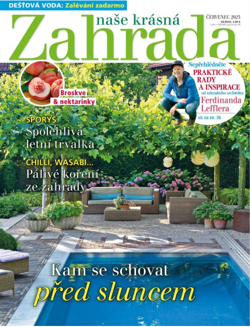 AKTUÁLNÍ VYDÁNÍ NAŠE KRÁSNÁ ZAHRADA 07/2025