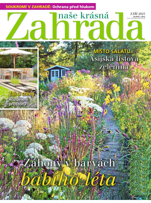 AKTUÁLNÍ VYDÁNÍ NAŠE KRÁSNÁ ZAHRADA 09/2025