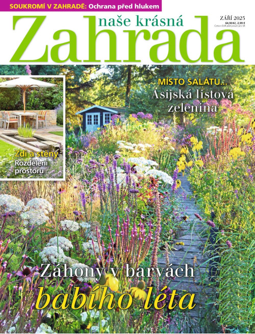 AKTUÁLNÍ VYDÁNÍ NAŠE KRÁSNÁ ZAHRADA 09/2025