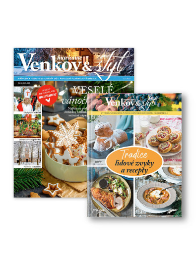 ROČNÍ PŘEDPLATNÉ MARIANNE VENKOV A STYL + KNIHA TRADICE + DIGI VERZE ZDARMA