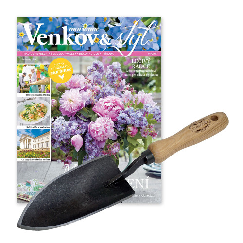 ROČNÍ PŘEDPLATNÉ MARIANNE VENKOV A STYL + LOPATKA DEWIT + DIGI VERZE ČASOPISU ZDARMA