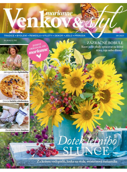 AKTUÁLNÍ VYDÁNÍ MARIANNE VENKOV & STYL 8/2025