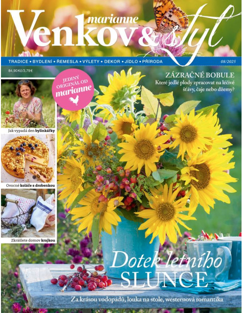AKTUÁLNÍ VYDÁNÍ MARIANNE VENKOV & STYL 8/2025