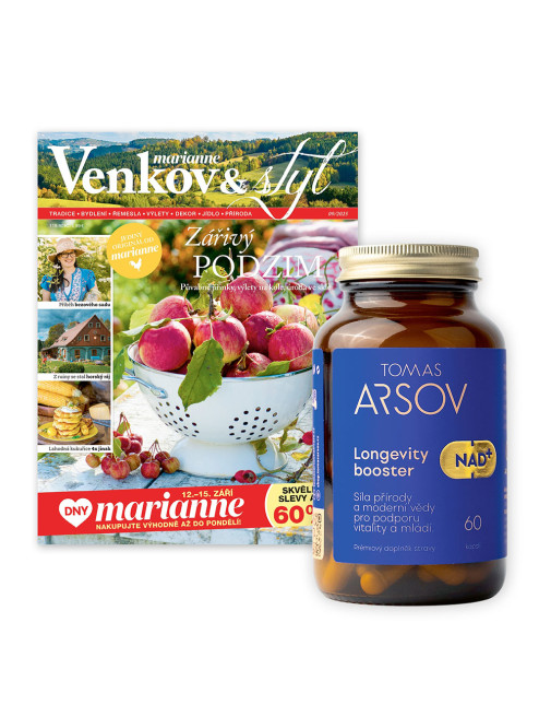 ROČNÍ PŘEDPLATNÉ MARIANNE VENKOV A STYL + LONGEVITY NAD BOOSTER + DIGI VERZE ZDARMA