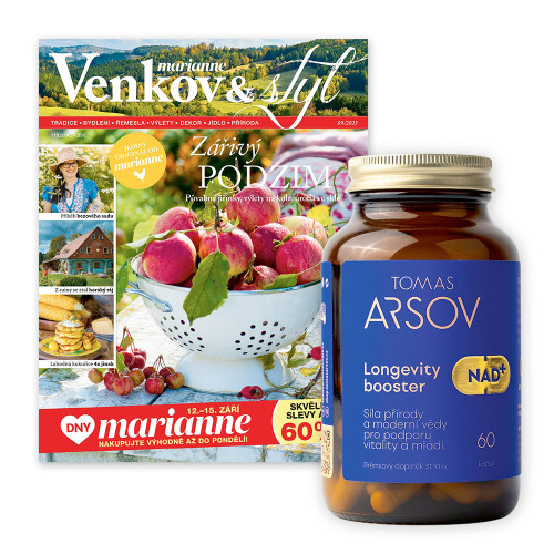 ROČNÍ PŘEDPLATNÉ MARIANNE VENKOV A STYL + LONGEVITY NAD BOOSTER + DIGI VERZE ZDARMA