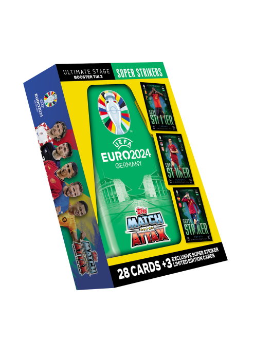Topps UEFA EURO 2024 Match Attax - Booster Tin Super Strikes