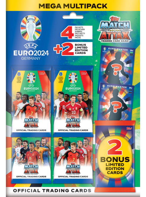 Topps UEFA EURO 2024 Match Attax - Mega Multipack