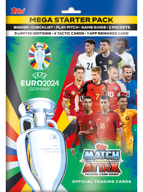 Topps UEFA EURO 2024 Match Attax - Mega Starter pack