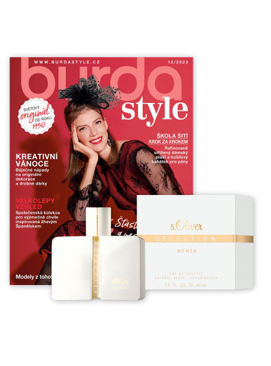 ROČNÍ PŘEDPLATNÉ BURDA STYLE + VŮNĚ S.OLIVER SELECTION WOMEN
